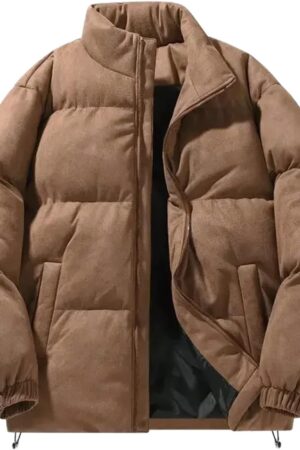 Men Short Down Jacket Lightweight Warm Padded Coat Winter Korean Style Outerwear